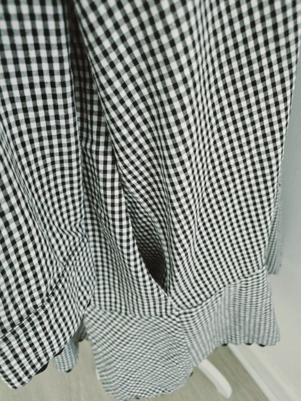 Tuckernuck Black Gingham Cotton Hemp Ric Rac Callahan Shirt Dress Size XXL 2X - Picture 7 of 13